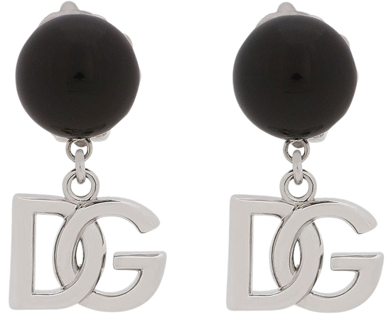 Dolce & Gabbana DG Logo clip-on Earrings - Farfetch