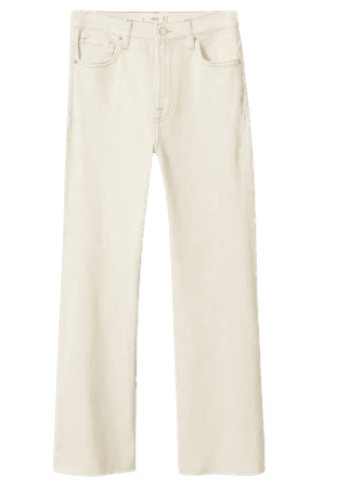 High-waist bootcut jeans - Women | Mango USA