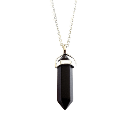 black crystal necklace - Google Search