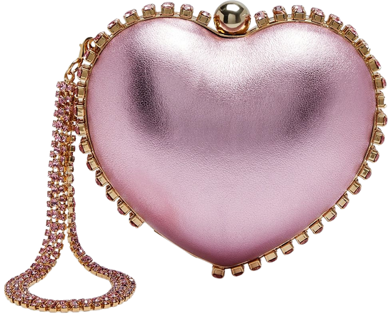 Rosantica Cupido crystal-embellished leather clutch - Harvey Nichols