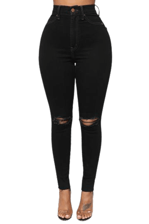 Distracted High Rise Jeans - Black, Jeans | Fashion Nova