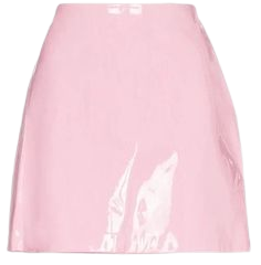 Staud Murray Mini Patent Leather Skirt