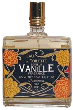 Vanilla perfume bottle