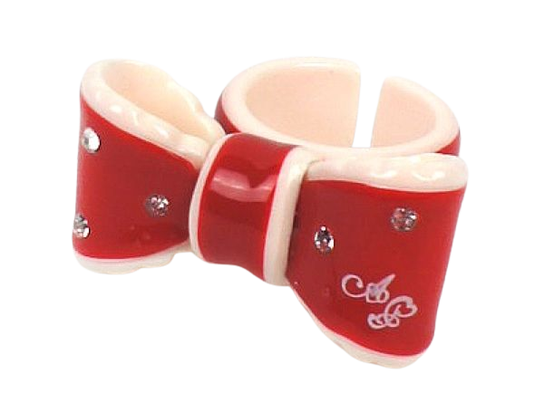 RED BOW RING