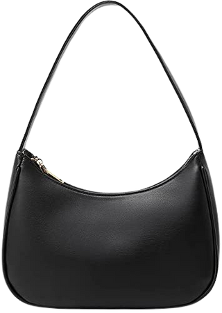 Amazon.com: CYHTWSDJ Shoulder Bags for Women, Cute Hobo Tote Handbag Mini Clutch Purse with Zipper Closure (Black, L) : Clothing, Shoes & Jewelry