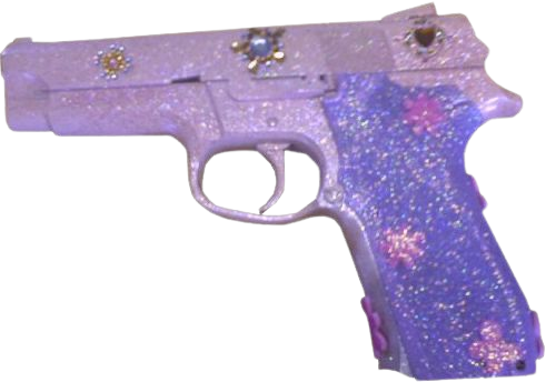 sparkly gun
