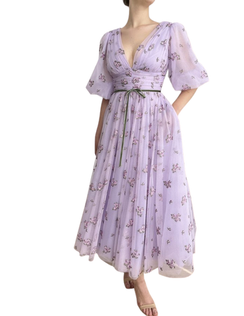 Lavender Romance Dress | Teuta Matoshi