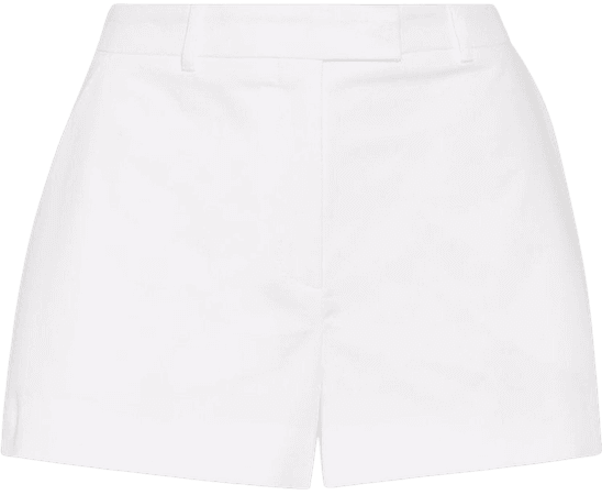 basic white shorts