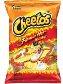Cheetos Crunchy Flamin Hot Cheese Flavored Snack, Case of 64, 2oz Bags