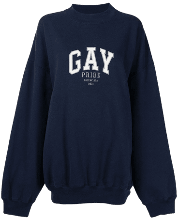 Balenciaga Pride oversized sweatshirt - FARFETCH