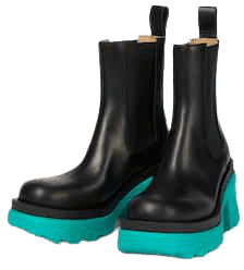 Bottega Veneta - Flash leather Chelsea boots | Mytheresa