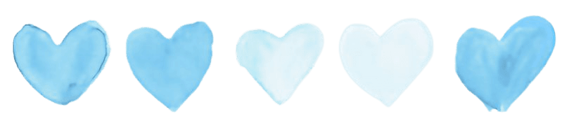 #blue #pastel #tumblr #heart #hearts #aesthetic #aesthetics - Instagram Photo Theme Divider, HD Png Download - kindpng