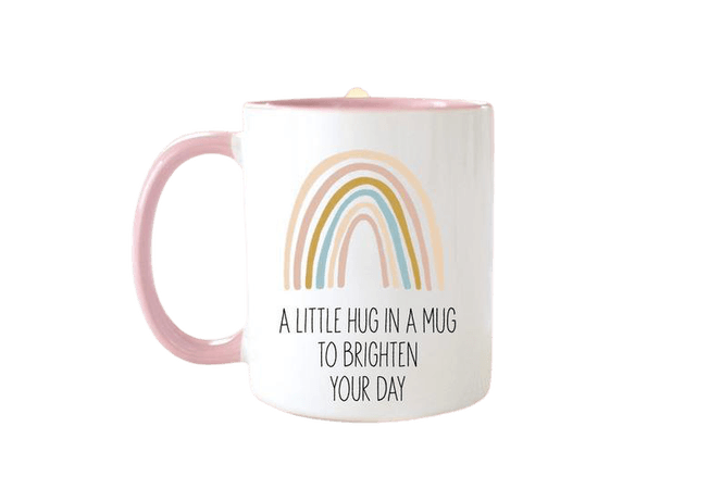 Hug in a mug after every storm rainbow of hope isolation | Etsy
