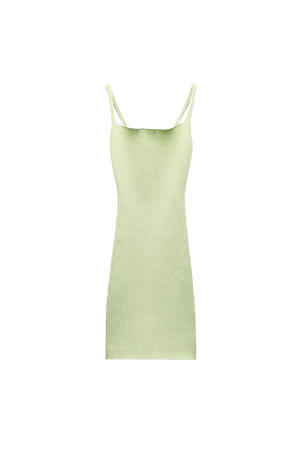 MINI DRESS WITH RIB DETAILS - Pastel green | ZARA United States