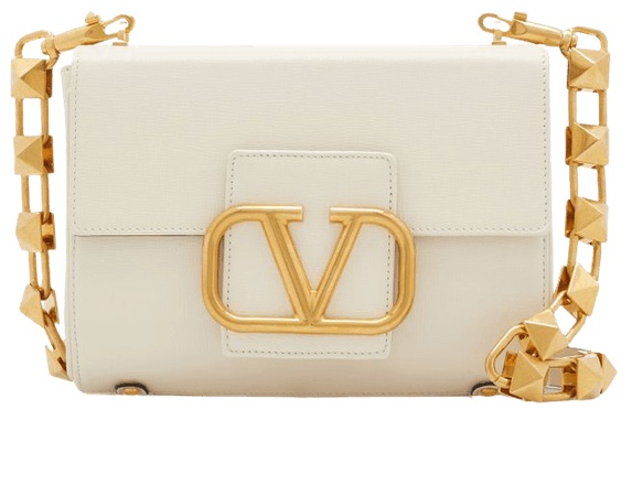 Valentino Garavani Stud Sign Leather Shoulder Bag By Valentino | Moda Operandi