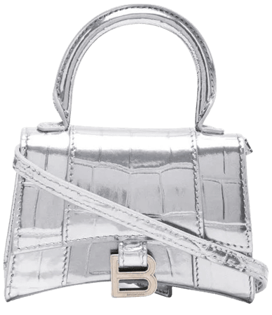silver balenciaga bag