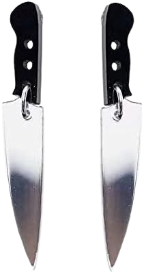 Amazon.com: Knife Earrings for Women. Cute Dangle Knife Earrings for Women, Teens, Girls, and More. Knife Halloween Earrings. Friday the 13th Earrings. Earrings for Chefs, Cooks! Dangling Dagger Earrings: Clothing, Shoes & Jewelry