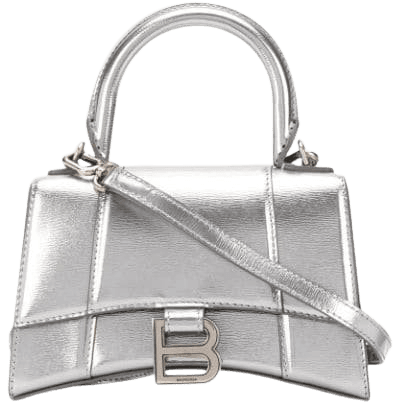 Balenciaga Hourglass top handle XS bag silver 5928331JR1Y - Farfetch