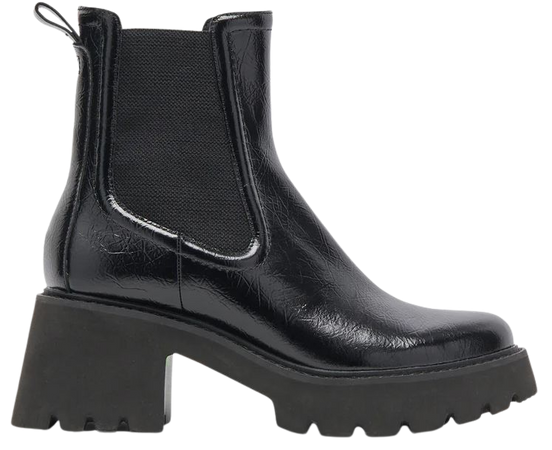 HAWK H2O BOOTIES MIDNIGHT CRINKLE PATENT – Dolce Vita