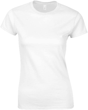 Gildan Ladies Soft Style Short Sleeve T-Shirt (L) (White) at Amazon Women’s Clothing store: Fashion T Shirts