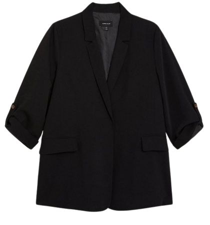 Plus Size Soft Tailored Relaxed Blazer | Karen Millen