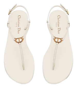 Dior Signature lambskin sandal - Shoes - Woman | DIOR