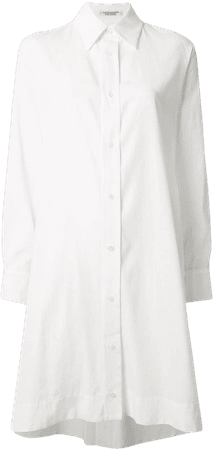 Yohji Yamamoto Oversized Long-Sleeved Shirt Dress Ss20 | Farfetch.com