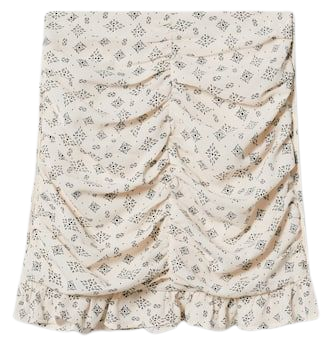 Draped printed skirt - Women | Mango USA