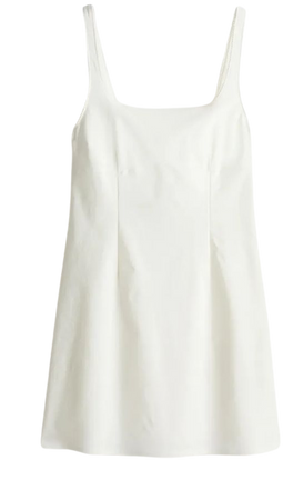 Picot-trimmed Jersey Dress - Cream - Ladies | H&M US
