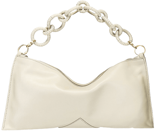 Cult Gaia Hera Ring Mini Shoulder Bag in Off White | REVOLVE
