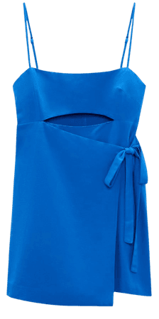 LINEN BLEND JUMPSUIT DRESS - Electric blue | ZARA United States