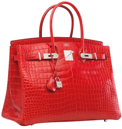 red hermes birkin bag