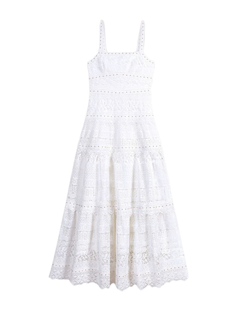 Crochet-knit maxi dress - Dresses | Maje