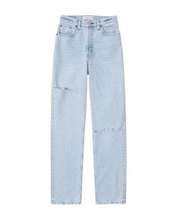 Ultra High Rise 90s Straight Jean- Abercrombie