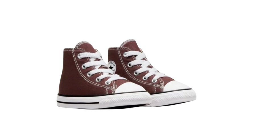 CONVERSE - TODDLER'S CHUCK TAYLOR HI SNEAKERS IN CHOCOLATE