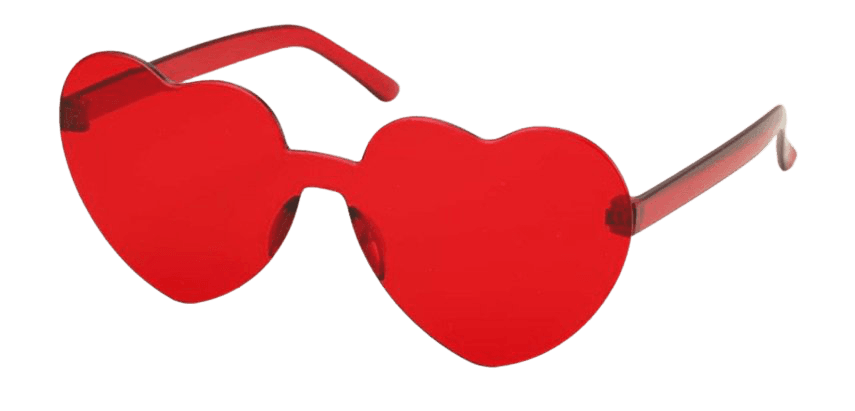 heart glasses