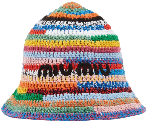 Crocheted Bucket Hat By Miu Miu | Moda Operandi