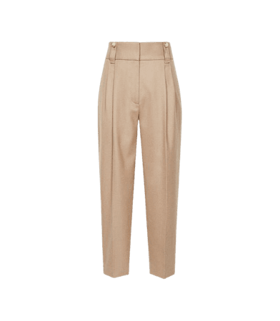 Esther Wool Blend Pleat Front Pants – REISS
