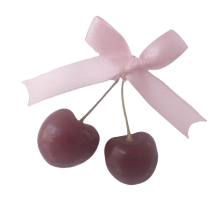 Pink Ribbon Cherries 🍒 🎀