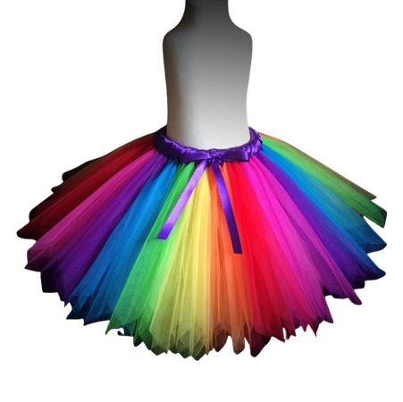 Rainbow tutu skirt