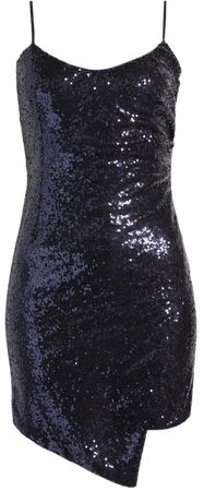 Lulus Disco Night Sequin Faux Wrap Body-Con Minidress | Nordstrom