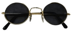 Hippie Sunglasses Blue, Black 1096