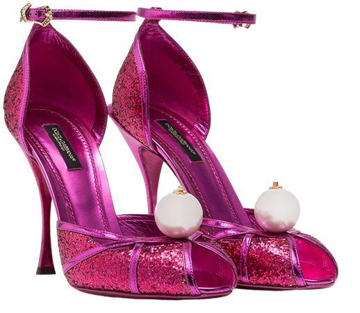 Dolce & Gabbana glitter-effect high-heel Pumps - Farfetch