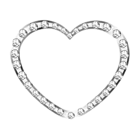 diamond heart frame