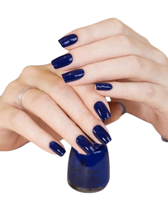 Dark Blue Nails