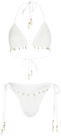 Zimmerman Lola Cotton Crochet Bikini Set | INTERMIX®