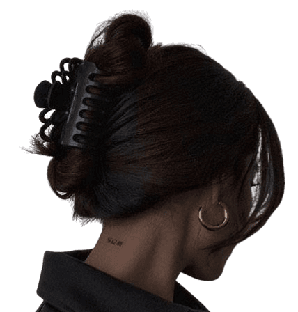 claw clip hairstyle