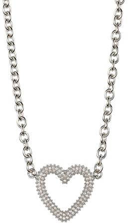 Mach & Mach Crystal Pavé Heart Pendant Necklace | Nordstrom