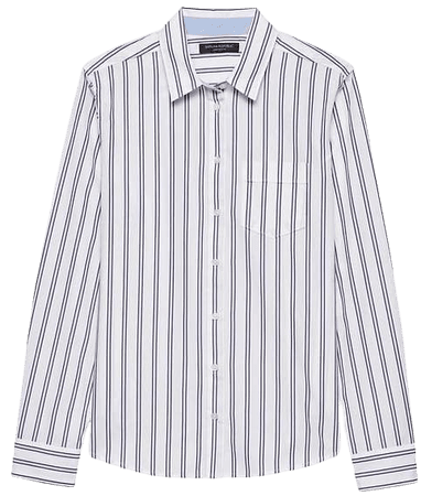 Quinn Straight-Fit Stripe Shirt