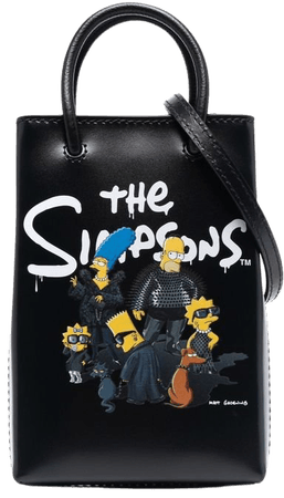 Balenciaga Bolsa Tote The Simpsons De Couro - Farfetch